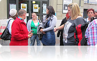 Schülerinnen und Schüler der Theresia-Scherer-Schule besuchten Im Rahmen eines Wahlpflichtangebotes im Fach Medienpädagogik das internationale Kurzfilmfestival look&roll in Basel. 